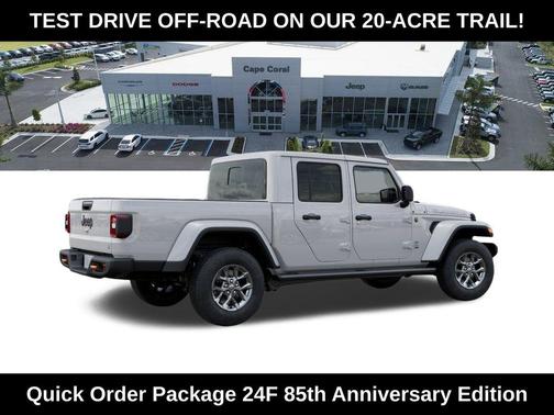 Bright White Clearcoat 2026 Jeep Gladiator 85th Anniversary Edition