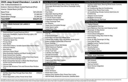 2025 Jeep Grand Cherokee L Laredo