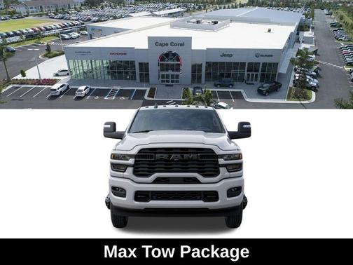 Bright White Clearcoat 2026 RAM 3500 Big Horn Crew Cab 4x4 8' Box