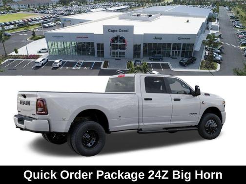 Bright White Clearcoat 2026 RAM 3500 Big Horn Crew Cab 4x4 8' Box