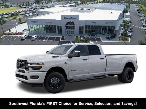 Bright White Clearcoat 2026 RAM 3500 Big Horn Crew Cab 4x4 8' Box