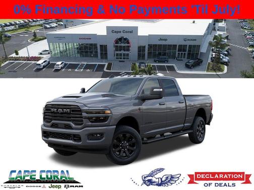 Ceramic Gray Clearcoat 2026 RAM 2500 Laramie Crew Cab 4x4 6'4' Box