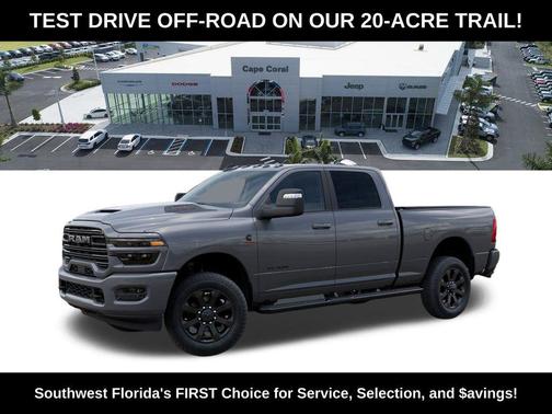 Ceramic Gray Clearcoat 2026 RAM 2500 Laramie Crew Cab 4x4 6'4' Box