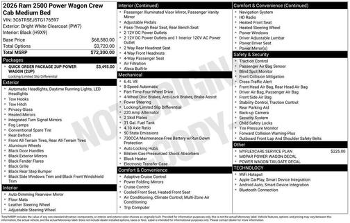 2026 RAM 2500 Power Wagon