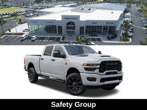 Bright White Clearcoat 2026 RAM 2500 Black Express Crew Cab 4x4 6'4' Box