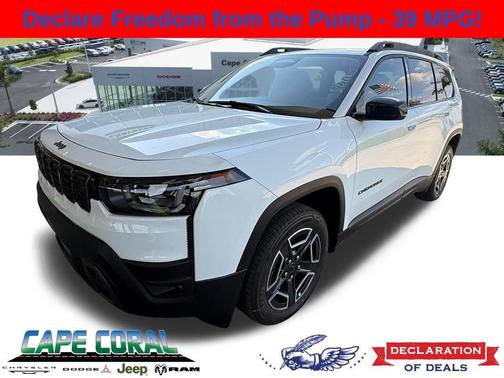 Bright White Clearcoat 2026 Jeep Cherokee Laredo 4x4