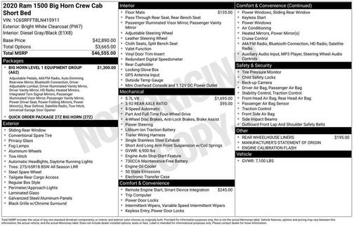 2020 RAM 1500 Big Horn/Lone Star