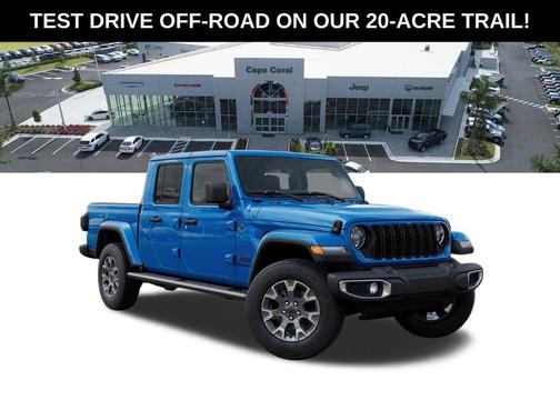 Hydro Blue Pearlcoat 2026 Jeep Gladiator Sahara 4x4