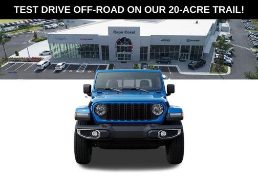 Hydro Blue Pearlcoat 2026 Jeep Gladiator Sahara 4x4