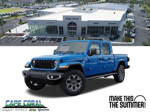 Hydro Blue Pearlcoat 2026 Jeep Gladiator Sahara 4x4