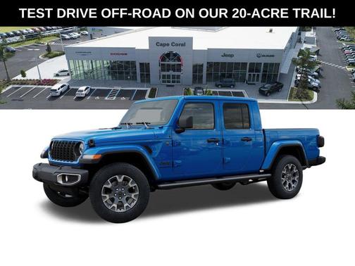 Hydro Blue Pearlcoat 2026 Jeep Gladiator Sahara 4x4