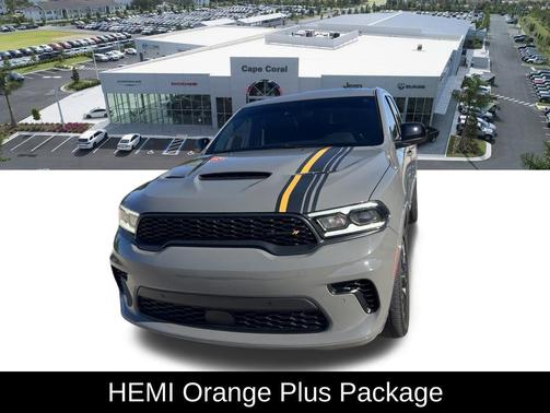 Destroyer Gray Clearcoat 2023 Dodge Durango Hemi Orange RWD