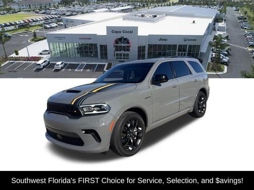 Destroyer Gray Clearcoat 2023 Dodge Durango Hemi Orange RWD