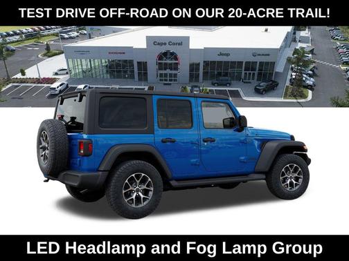 Hydro Blue Pearl Coat 2026 Jeep Wrangler Sport S