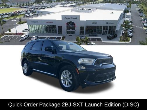 DB Black Clearcoat 2023 Dodge Durango SXT Launch Edition RWD