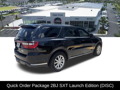 DB Black Clearcoat 2023 Dodge Durango SXT Launch Edition RWD