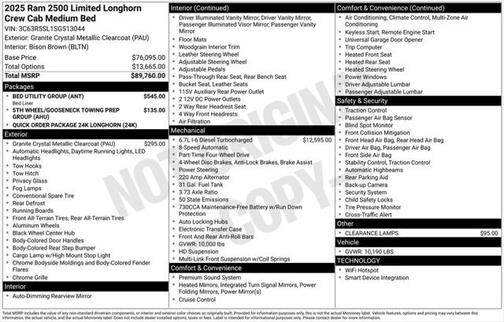2025 RAM 2500 Longhorn