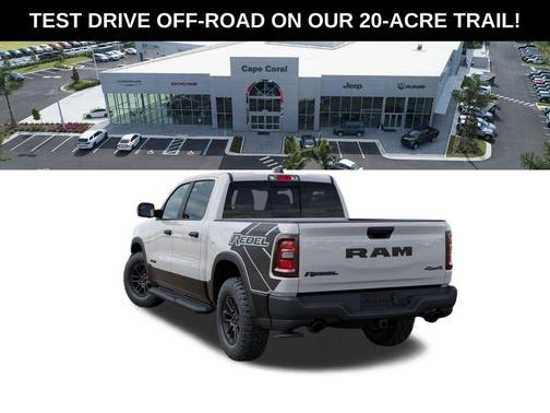 Bright White Clearcoat 2026 RAM 1500 Rebel