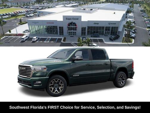 Serrano Green Metallic 2026 RAM 1500 Laramie