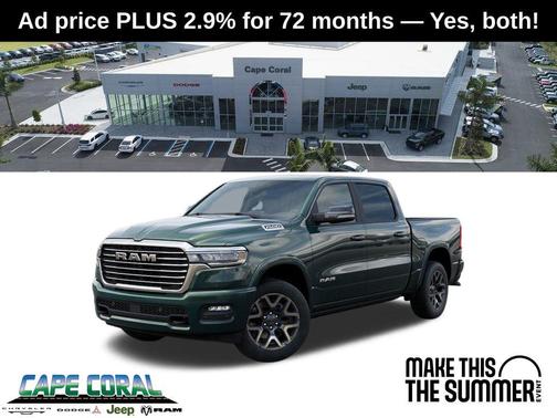 Serrano Green Metallic 2026 RAM 1500 Laramie