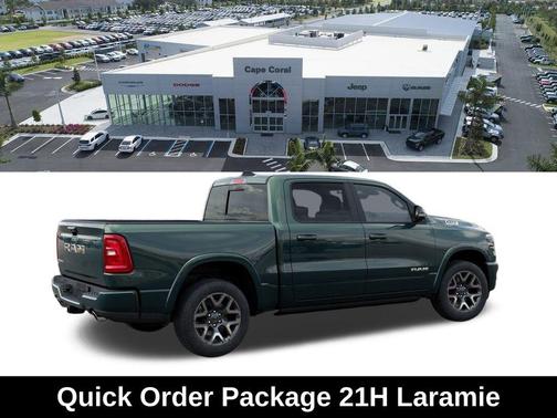 Serrano Green Metallic 2026 RAM 1500 Laramie