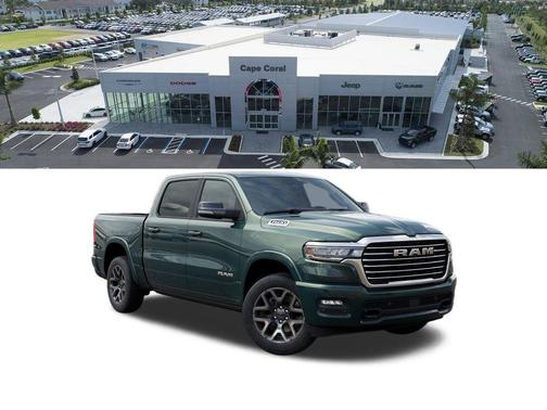 Serrano Green Metallic 2026 RAM 1500 Laramie