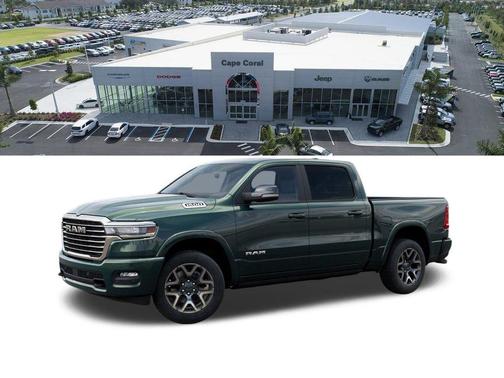 Serrano Green Metallic 2026 RAM 1500 Laramie