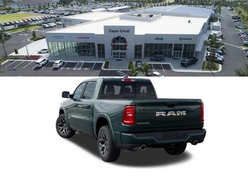 Serrano Green Metallic 2026 RAM 1500 Laramie