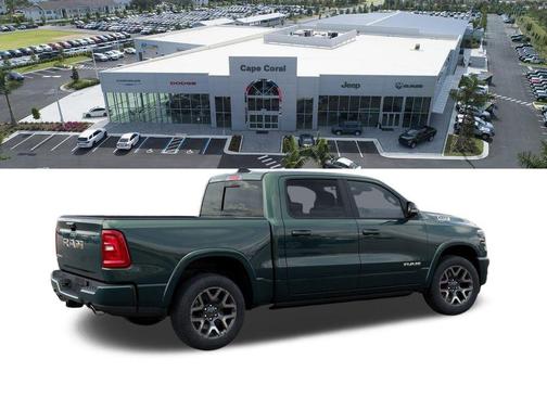 Serrano Green Metallic 2026 RAM 1500 Laramie