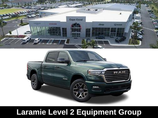 Serrano Green Metallic 2026 RAM 1500 Laramie