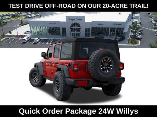 Firecracker Red Clearcoat 2026 Jeep Wrangler Willys