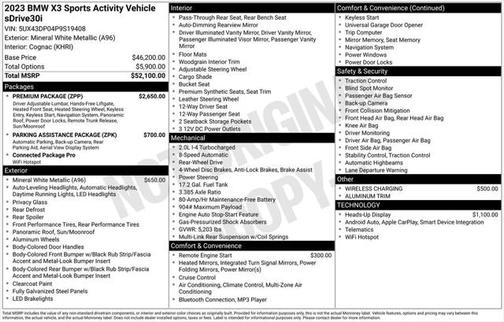2023 BMW X3 sDrive30i