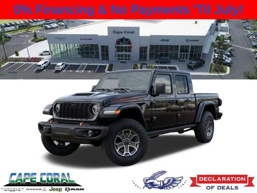 Black Clearcoat 2026 Jeep Gladiator Mojave X 4x4