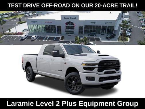 Bright White Clearcoat 2026 RAM 2500 Laramie Mega Cab 4x4 6'4' Box