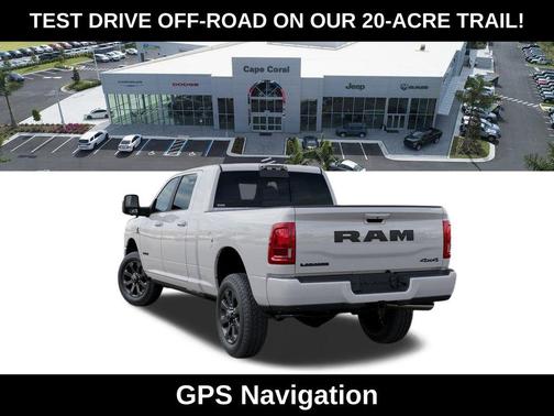 Bright White Clearcoat 2026 RAM 2500 Laramie Mega Cab 4x4 6'4' Box