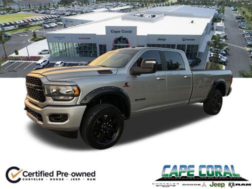 Billet Silver Metallic Clearcoat 2023 RAM 3500 Big Horn Crew Cab 4x4 8' Box