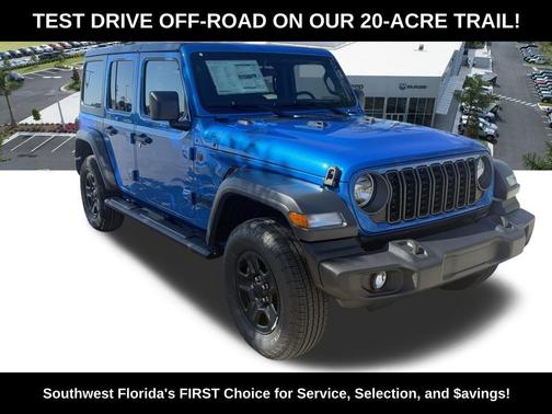 Hydro Blue Pearlcoat 2026 Jeep Wrangler Sport