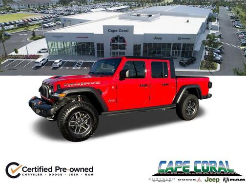 Firecracker Red Clearcoat 2025 Jeep Gladiator Mojave 4x4