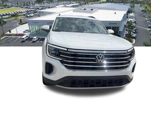 Pure White 2024 Volkswagen Atlas 2.0T SE