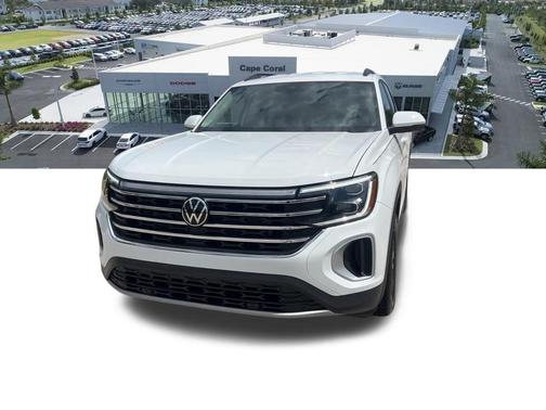 Pure White 2024 Volkswagen Atlas 2.0T SE