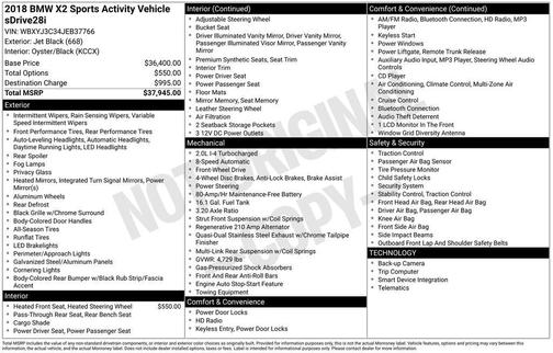2018 BMW X2 sDrive28i