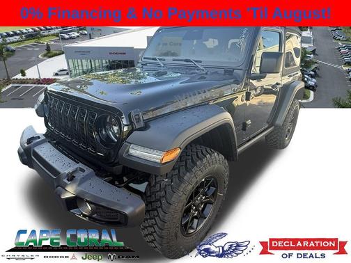 Black Clearcoat 2026 Jeep Wrangler Willys