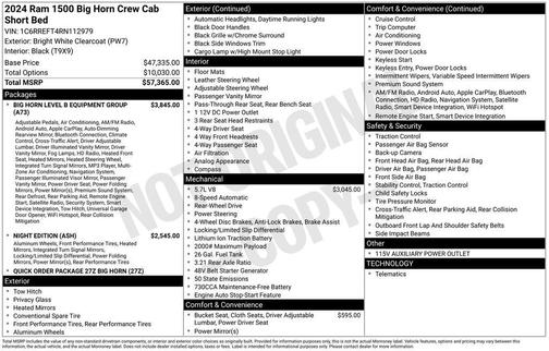 2024 RAM 1500 Big Horn/Lone Star
