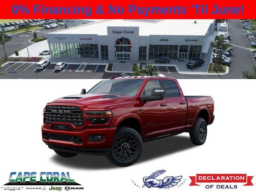 Molten Red Pearlcoat 2026 RAM 2500 Limited Crew Cab 4x4 6'4' Box