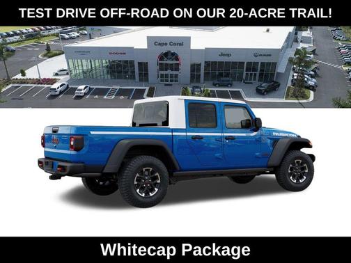 Hydro Blue Pearlcoat 2026 Jeep Gladiator Rubicon