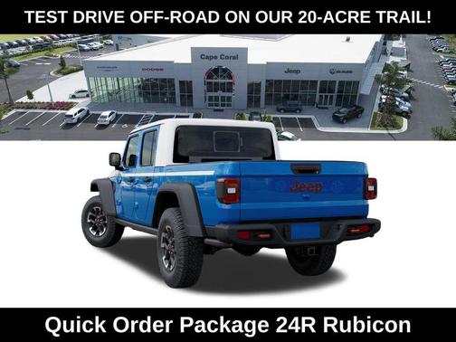 Hydro Blue Pearlcoat 2026 Jeep Gladiator Rubicon