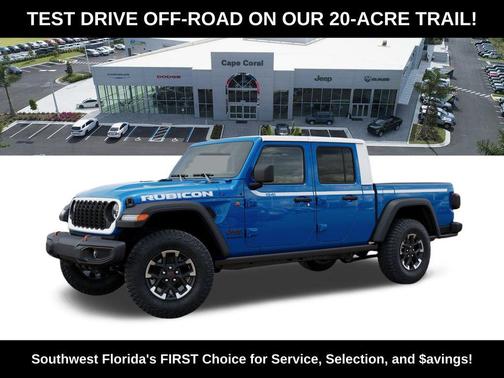 Hydro Blue Pearlcoat 2026 Jeep Gladiator Rubicon
