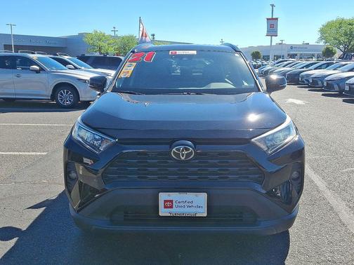 Midnight Black Metallic 2021 Toyota RAV4 XLE Premium