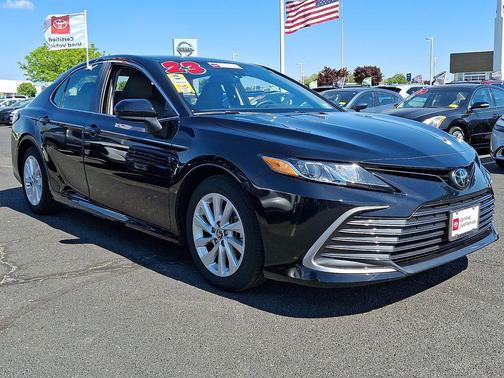 Midnight Black 2023 Toyota Camry LE