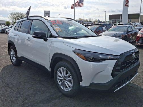 Wind Chill Pearl 2026 Toyota Corolla Cross LE